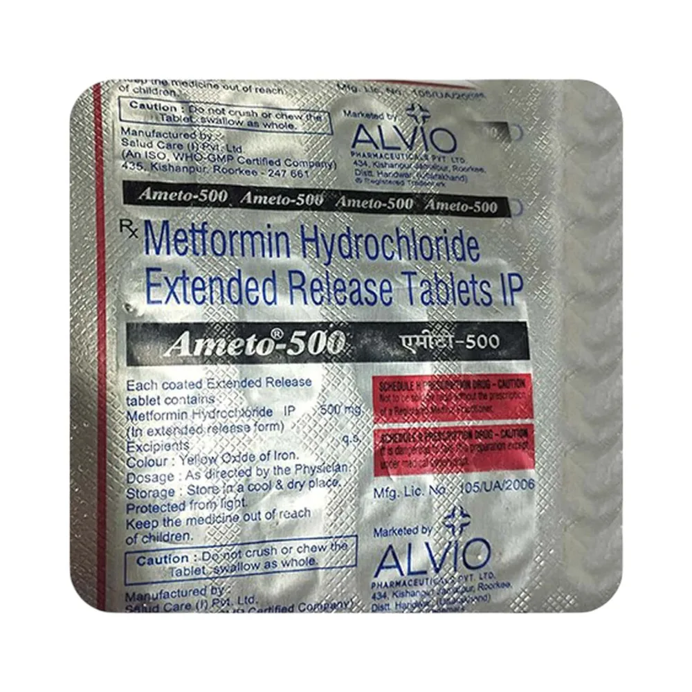 Ameto 500mg Strip Of 15 Tablets