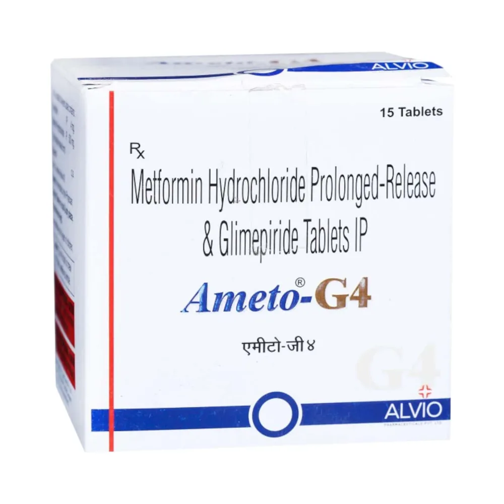 Ameto G 4mg Strip Of 15 Tablets