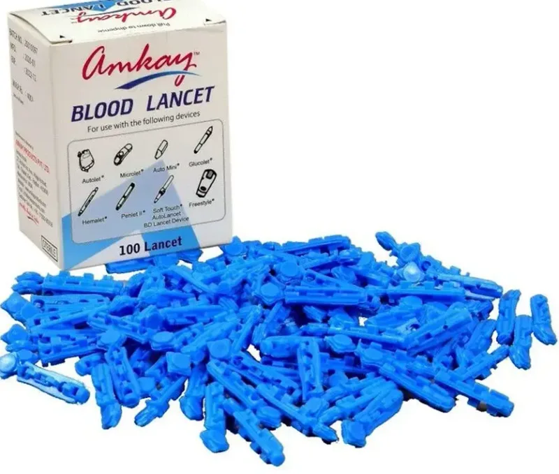 Amkay Blood Lancets - 100 Pcs