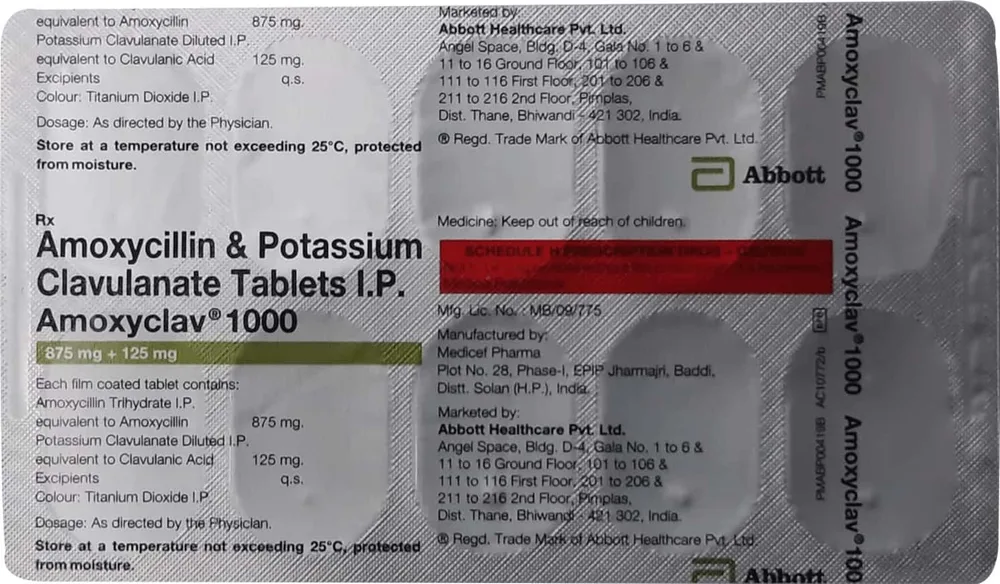Amoxyclav 1000 Tablet