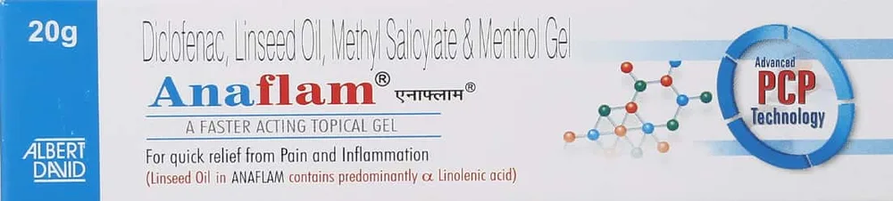 Anaflam Tube Of 20gm Gel