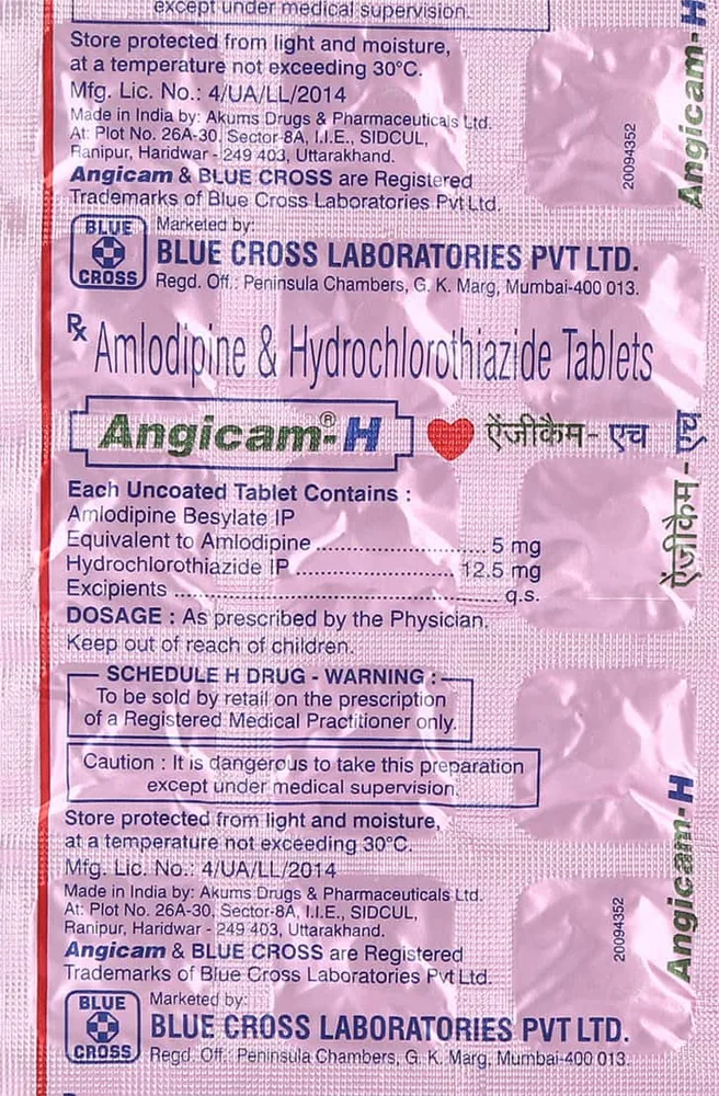 Angicam H Strip Of 15 Tablets