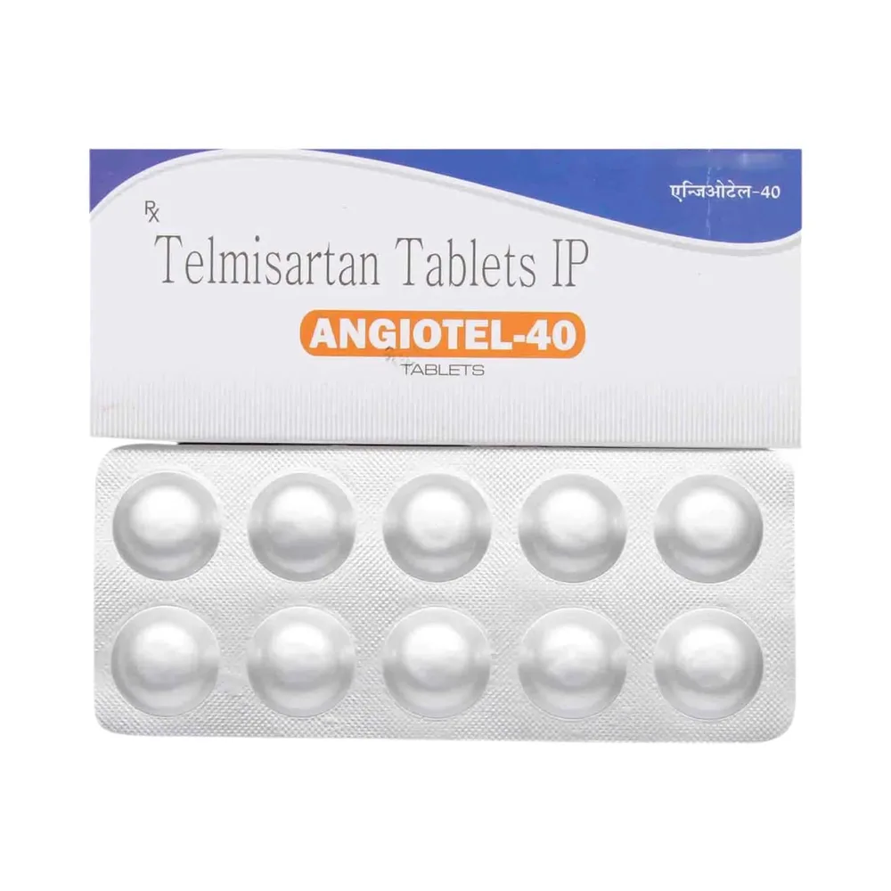 Angiotel 40mg Strip Of 10 Tablets