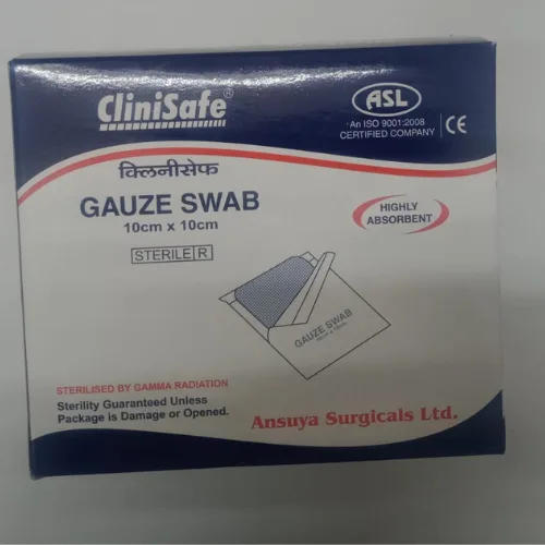 Clinisafe Highly Absorbent Gauze Swab 10cm x 10cm | 25 Packs - Gamma Sterilized