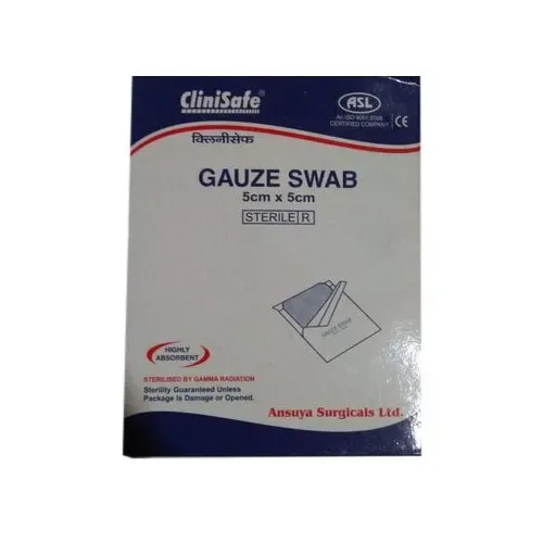 Clinisafe Gauze Swab 5cm*5cm -25 packs- Gamma Sterilized