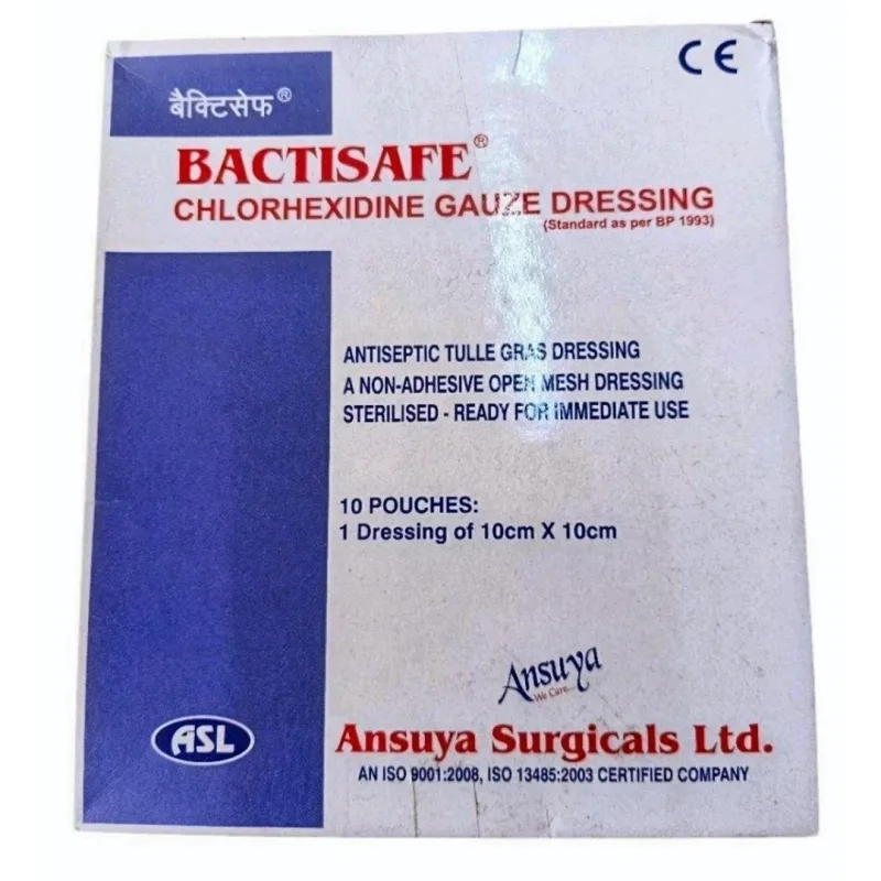 Ansuya Bactisafe Gauze Dressing -10*10 -10 packs