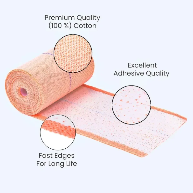Anasuya Elastic Adhesive Bandages in paper box- 10 cm x 4/6 mtr