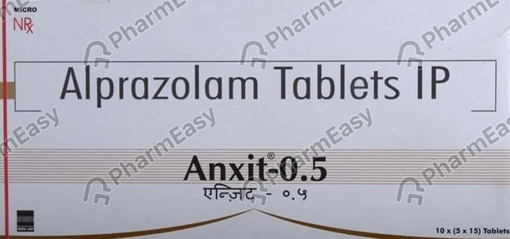 Anxit 0.5mg Strip Of 10 Tablets
