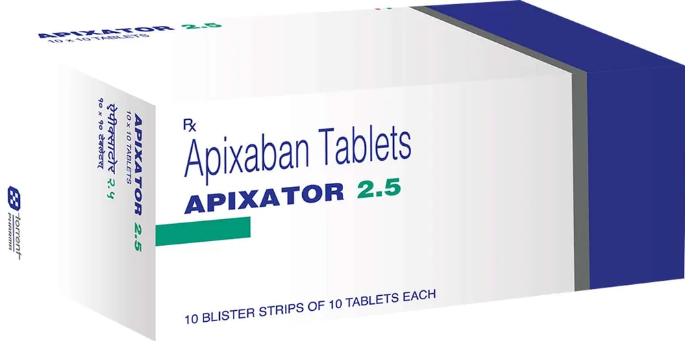 Apixator 2.5mg Strip Of 10 Tablets