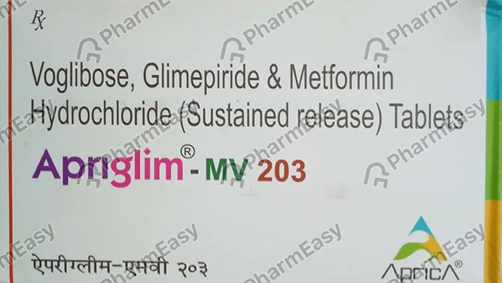 Apriglim Mv 203 Strip Of 10 Tablets