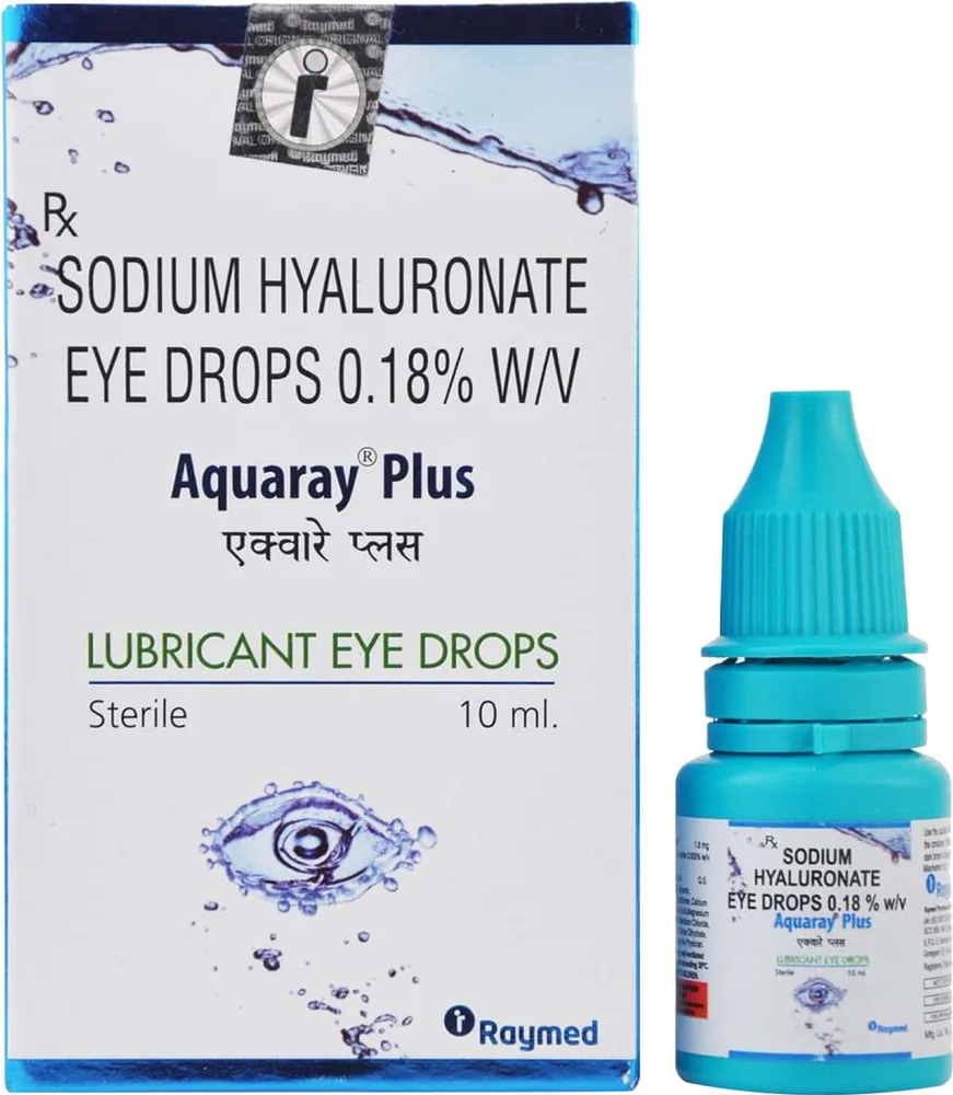 Aquaray Plus Bottle Of 10ml Eye Drops