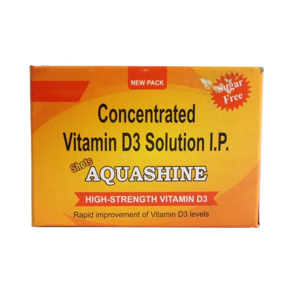 Aquashine Shots 60k Sugar Free Bottle Of 5ml Oral Solution
