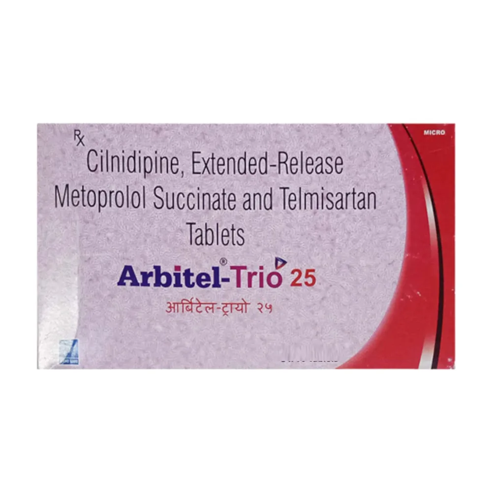 Arbitel Trio 25mg Strip Of 15 Tablets