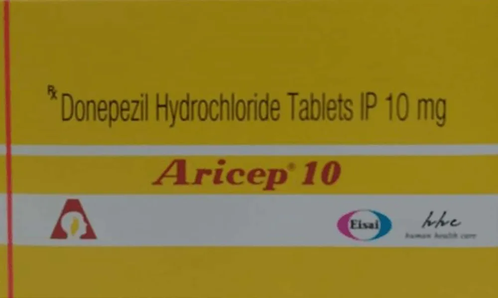 Aricep 10mg Strip Of 10 Tablets