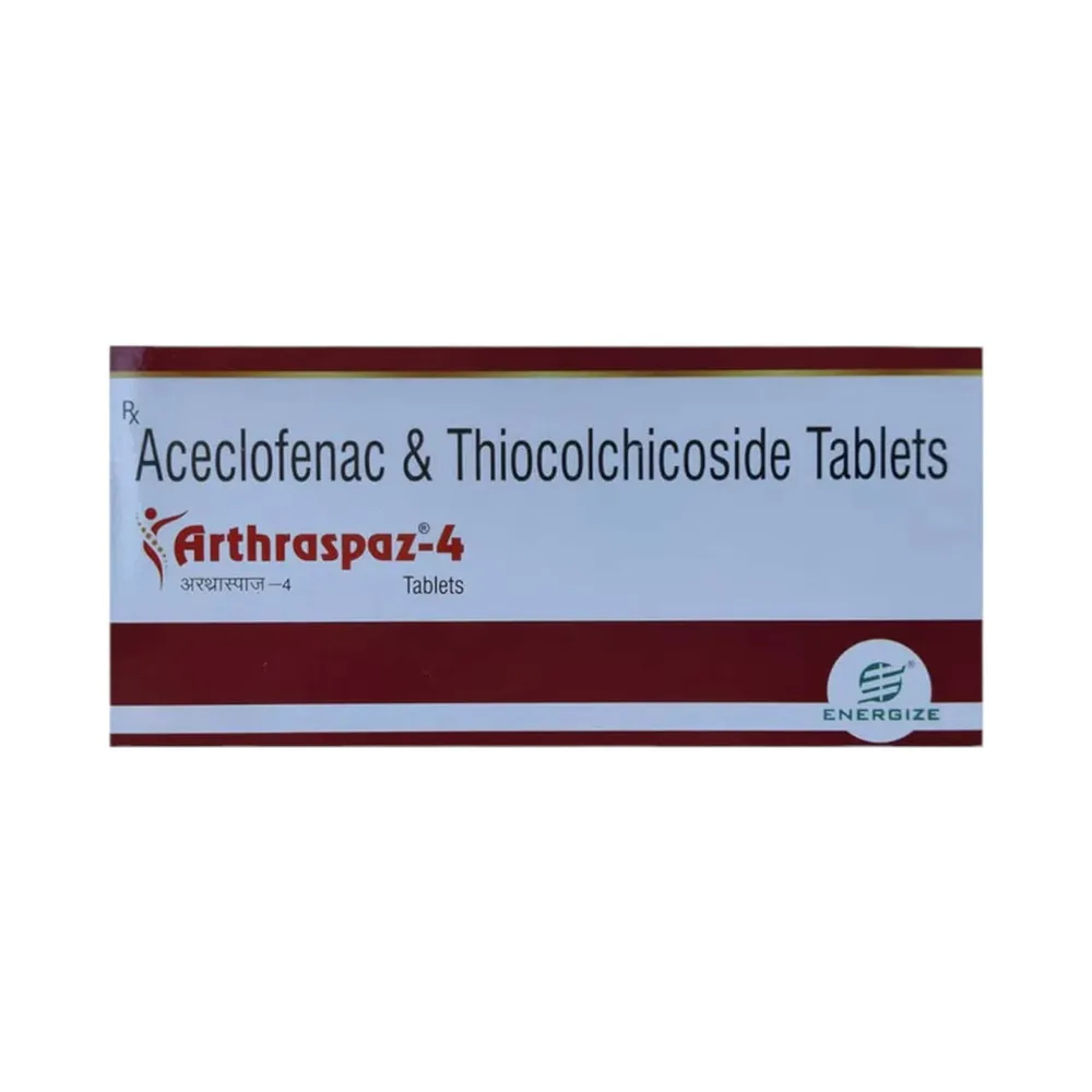Arthraspaz 4 Strip Of 10 Tablets
