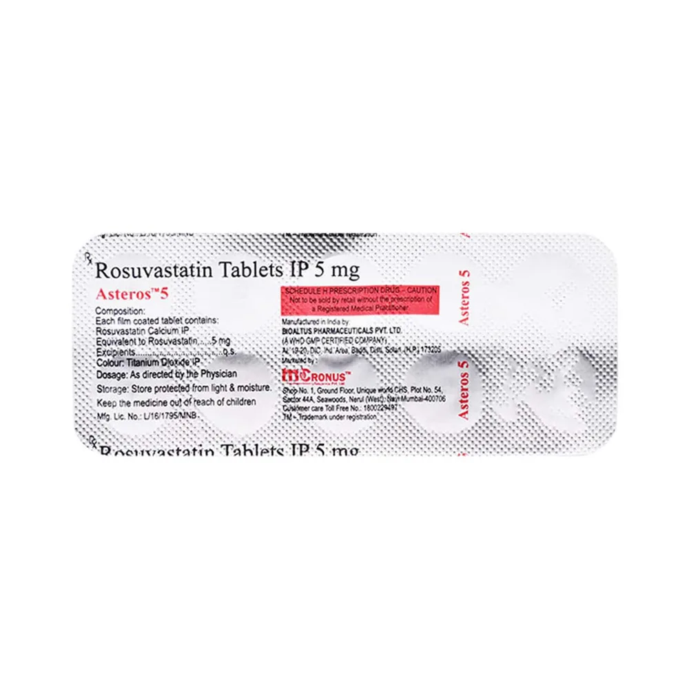 Asteros 5mg Strip Of 10 Tablets