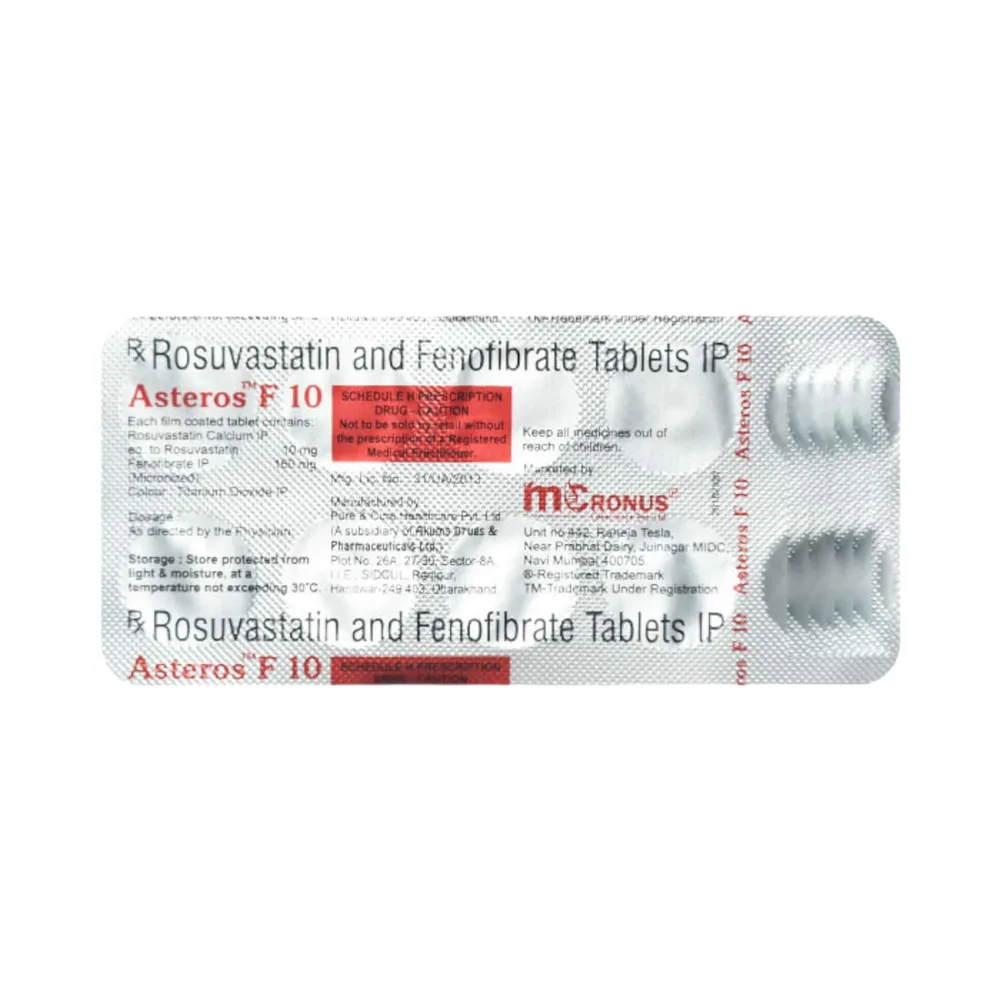 Asteros F 10/160mg Strip Of 10 Tablets
