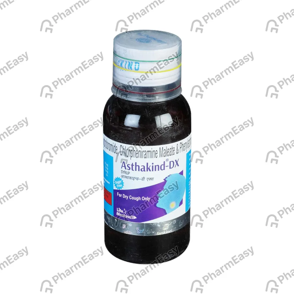 Asthakind Dx Sugar Free Bottle Of 60ml Syrup