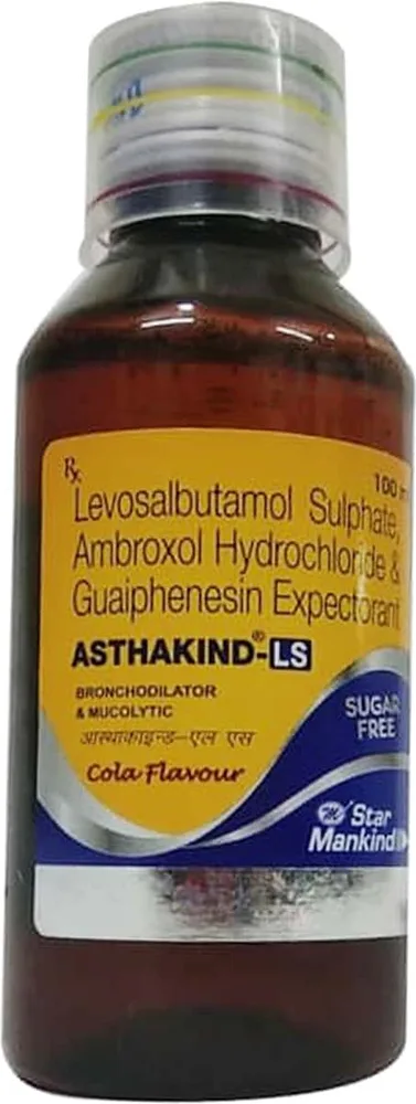 Asthakind Ls Cola Flavour Sugar Free Bottle Of 100ml Expectorant