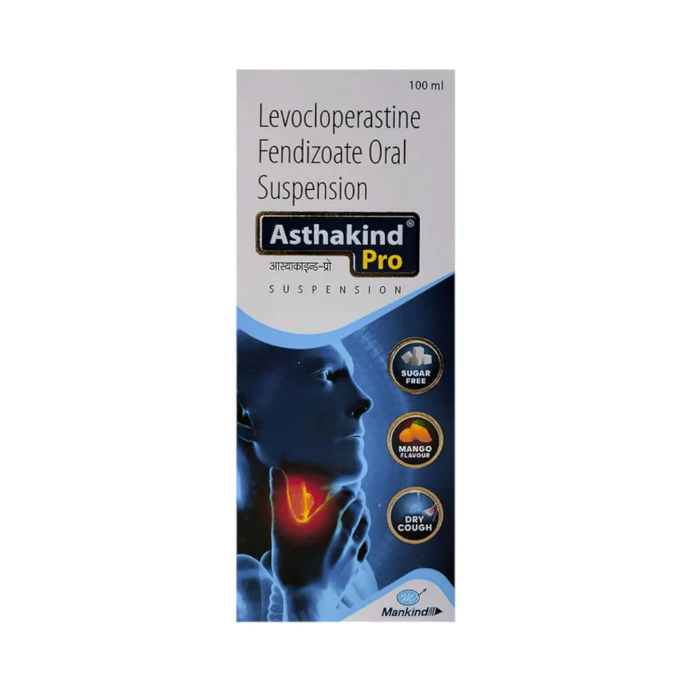 Asthakind Pro Oral Suspension | Mango Flavour Sugar Free