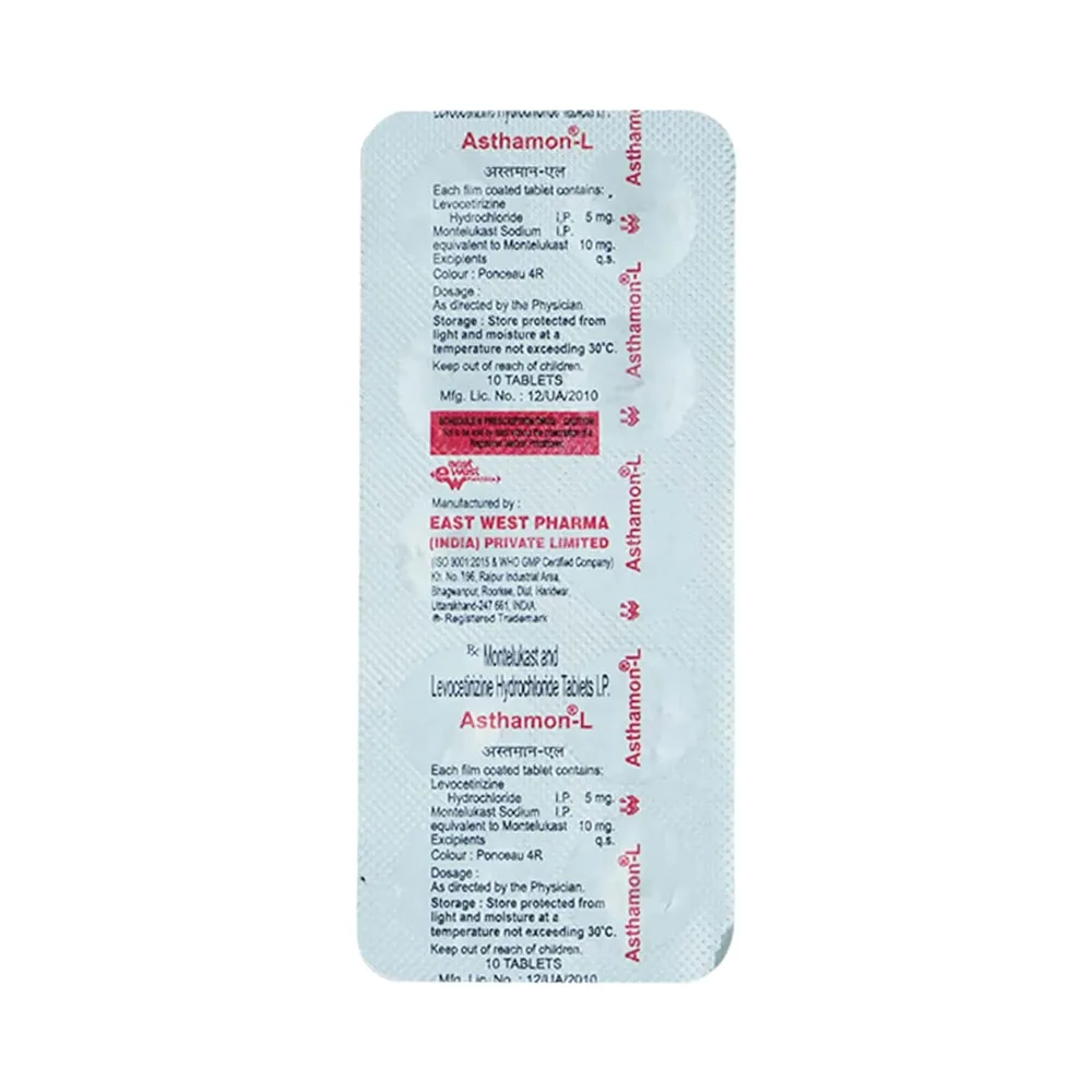 Asthamon L Strip Of 10 Tablets