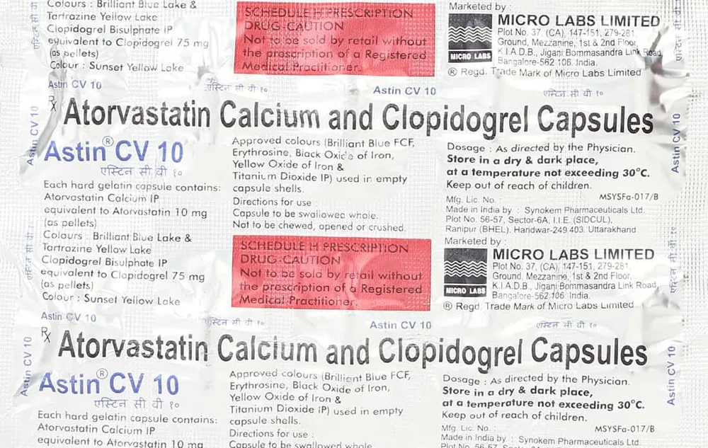 Astin Cv 10mg Strip Of 10 Capsules