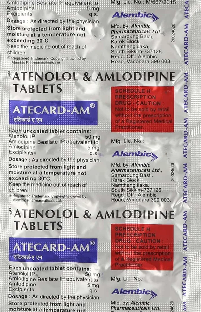 Atecard Am Strip Of 15 Tablets