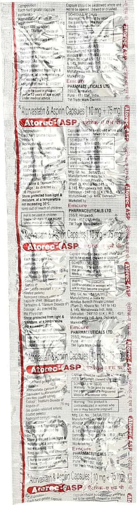 Atorec Asp Strip Of 10 Capsules