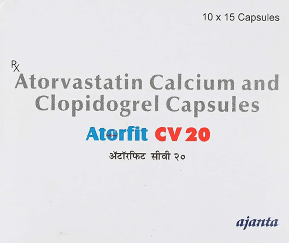 Atorfit Cv 20mg Strip Of 15 Capsules