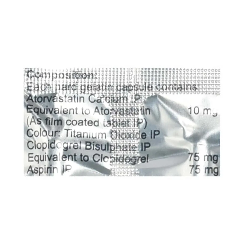 Atorfit Cv Gold 10mg Strip Of 15 Capsules