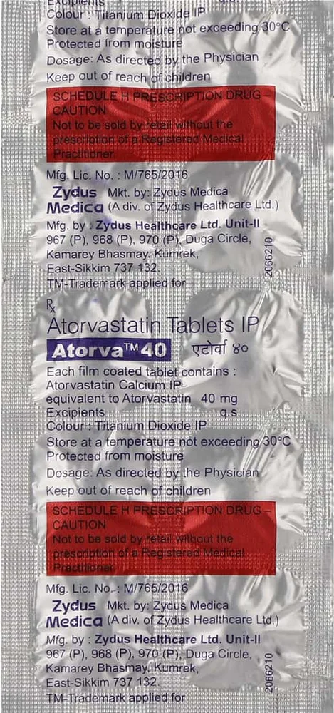 Atorva 40 Tablet