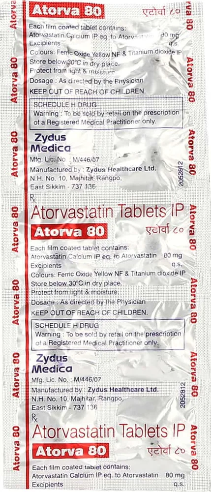 Atorva 80 Tablet