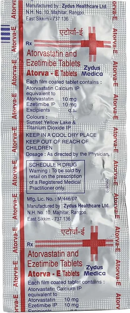 Atorva E Strip Of 10 Tablets
