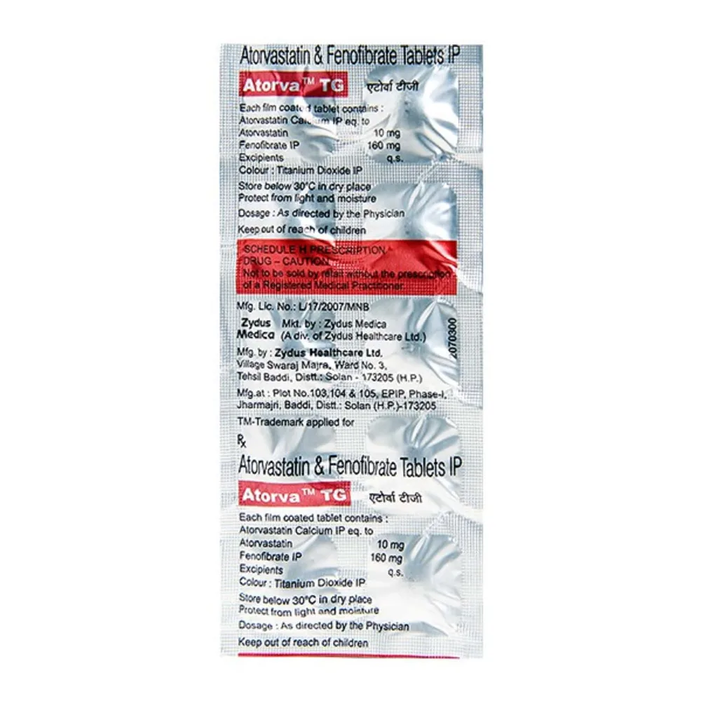 Atorva Tg Strip Of 10 Tablets