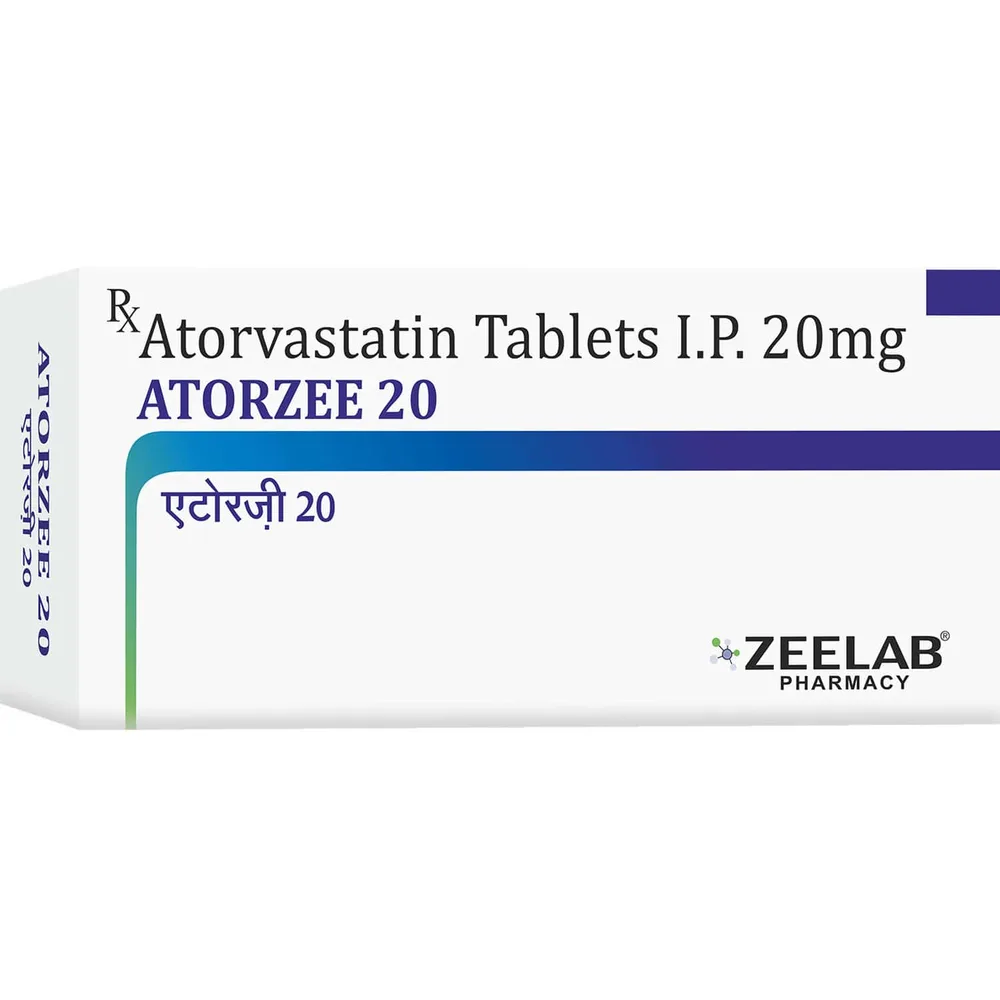 Atorzee 20mg Strip Of 10 Tablets
