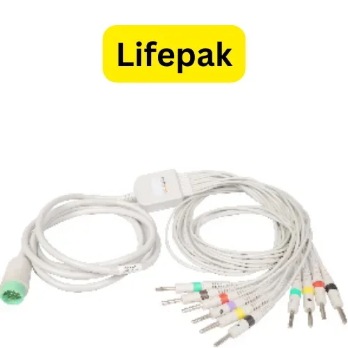 ECG-EKG Cable- Lifepak -10 leads Compatible