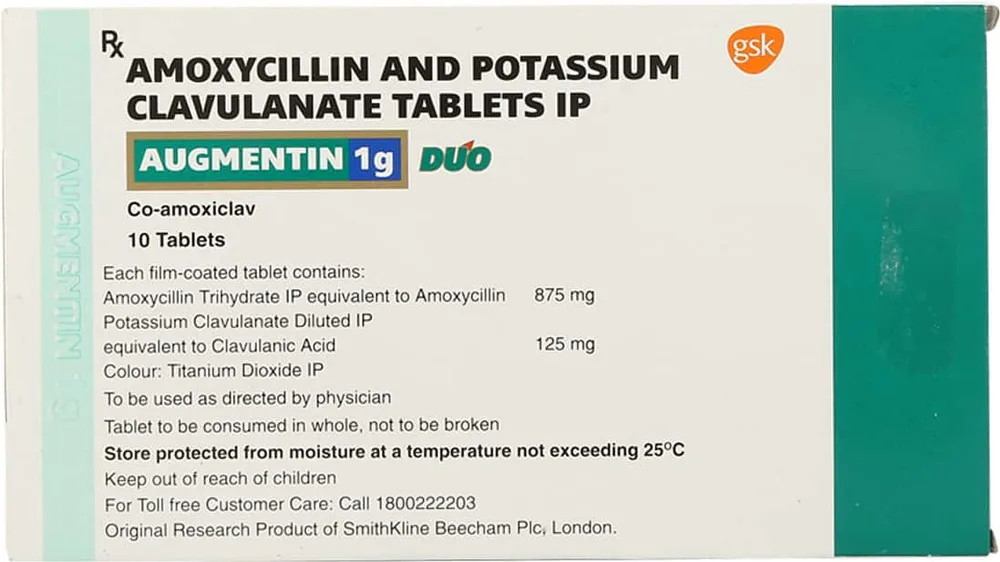 Augmentin 1g Duo Tablet