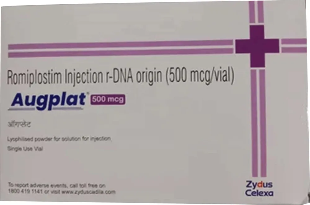 Augplat 500mcg Dry Vial Of 1 Solution For Injection