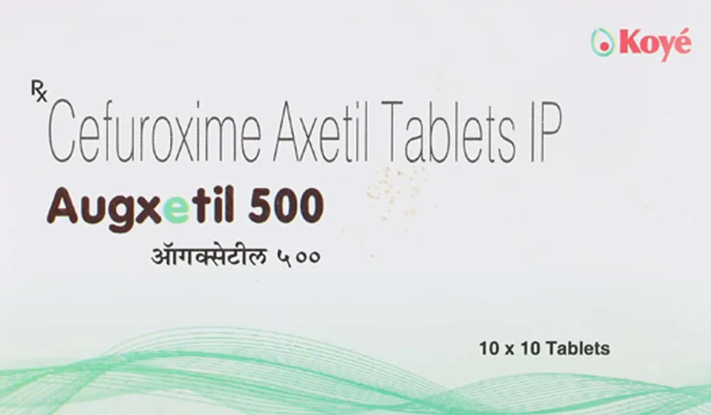 Augxetil 500mg Strip Of 10 Tablets