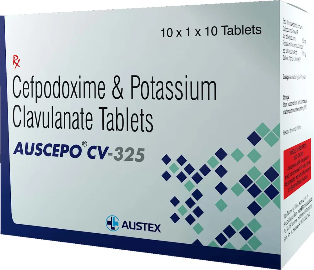 Auscepo Cv 325mg Strip Of 10 Tablets
