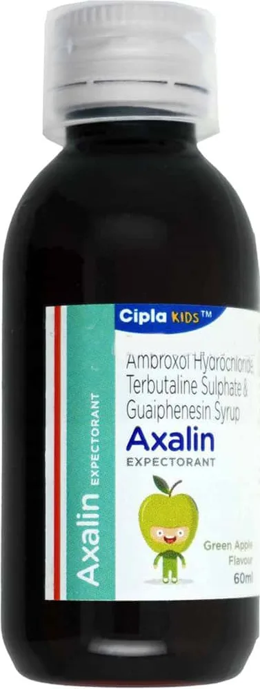 Axalin Green Apple Flavour Expectorant 100ml
