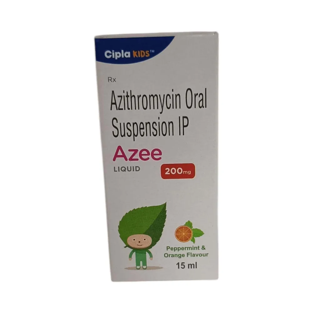 Azee 200mg Oral Liquid | Peppermint And Orange Flavour