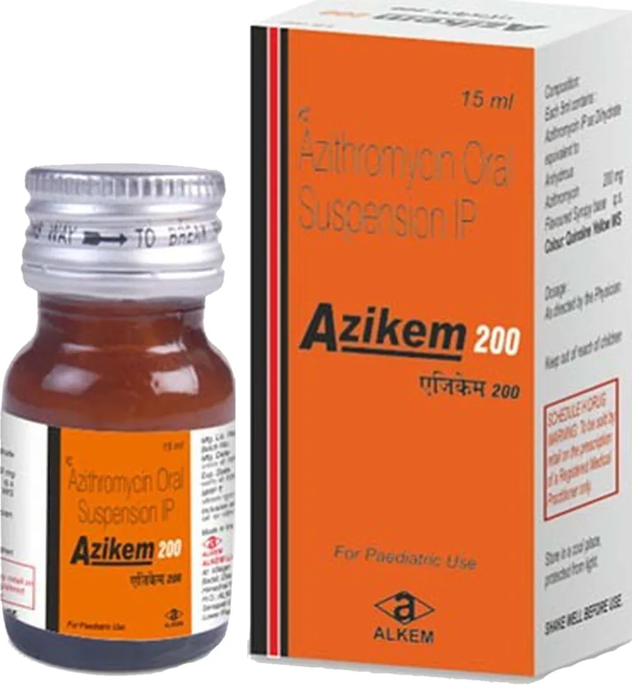 Azikem 200mg Bottle Of 15ml Suspension