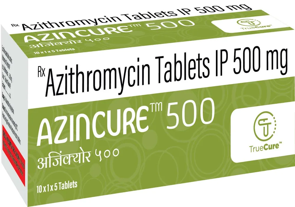 Azincure 500mg Strip Of 5 Tablets