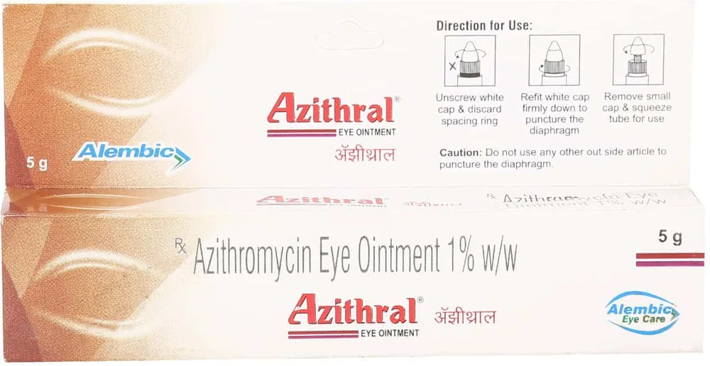 Azithral 1% Tube Of 5gm Eye Ointment