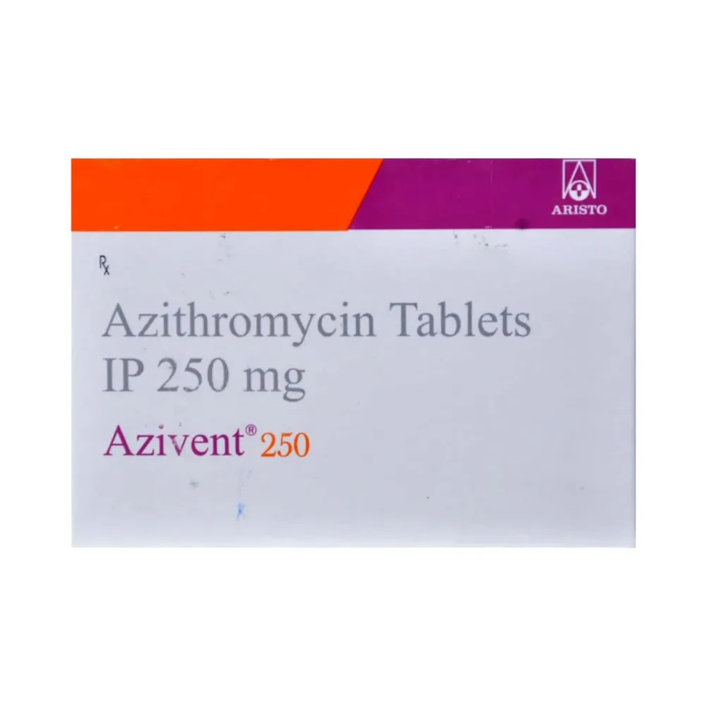 Azivent 250mg Strip Of 10 Tablets