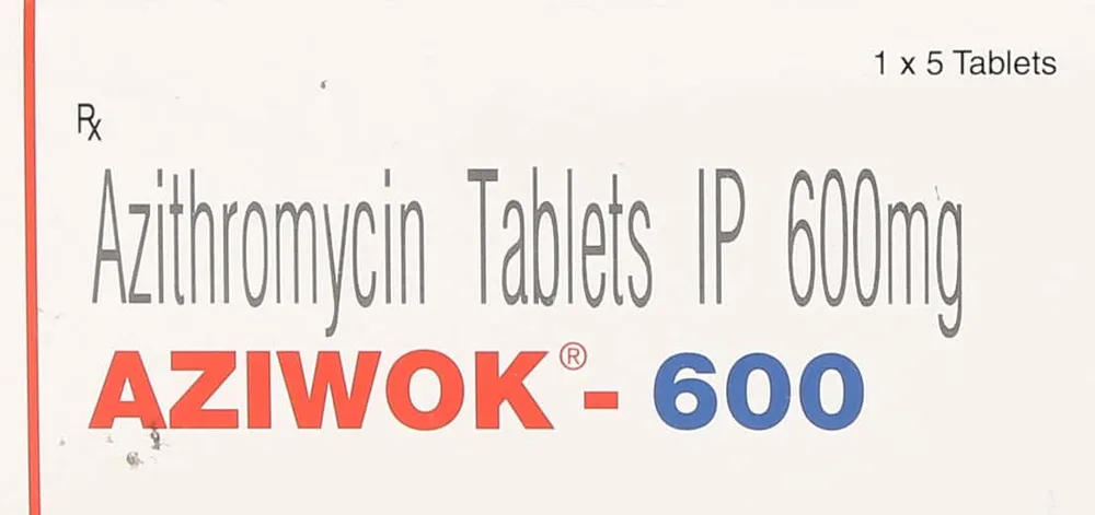 Aziwok 600mg Strip Of 5 Tablets