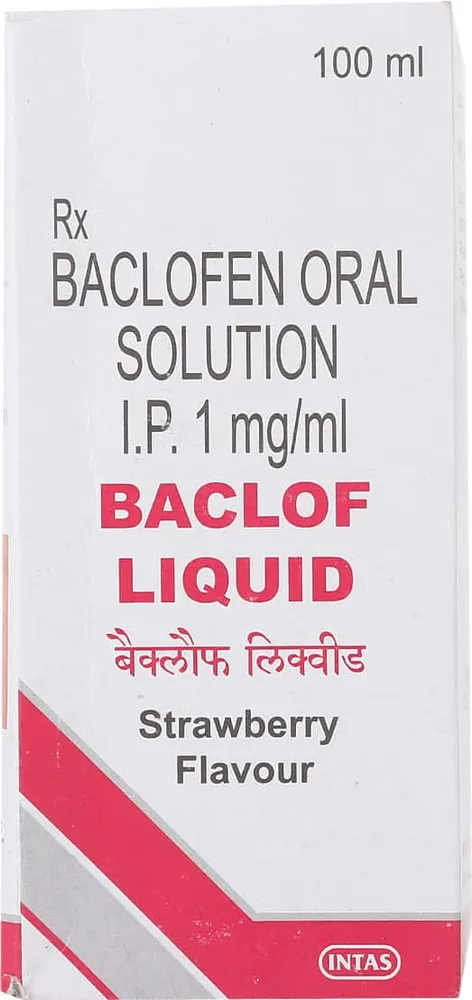 Baclof 5mg Strawberry Flavour Bottle Of 100ml Oral Liquid