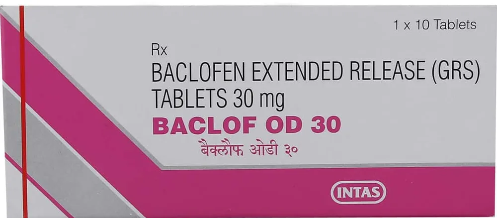 Baclof Od 30mg Strip Of 10 Tablets