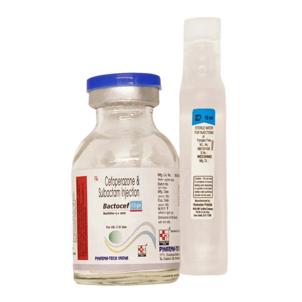 Bactocef 1.5gm Dry Vial Of 1 Powder For Injection